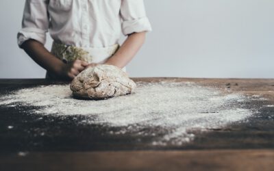 Het proces van brood bakken